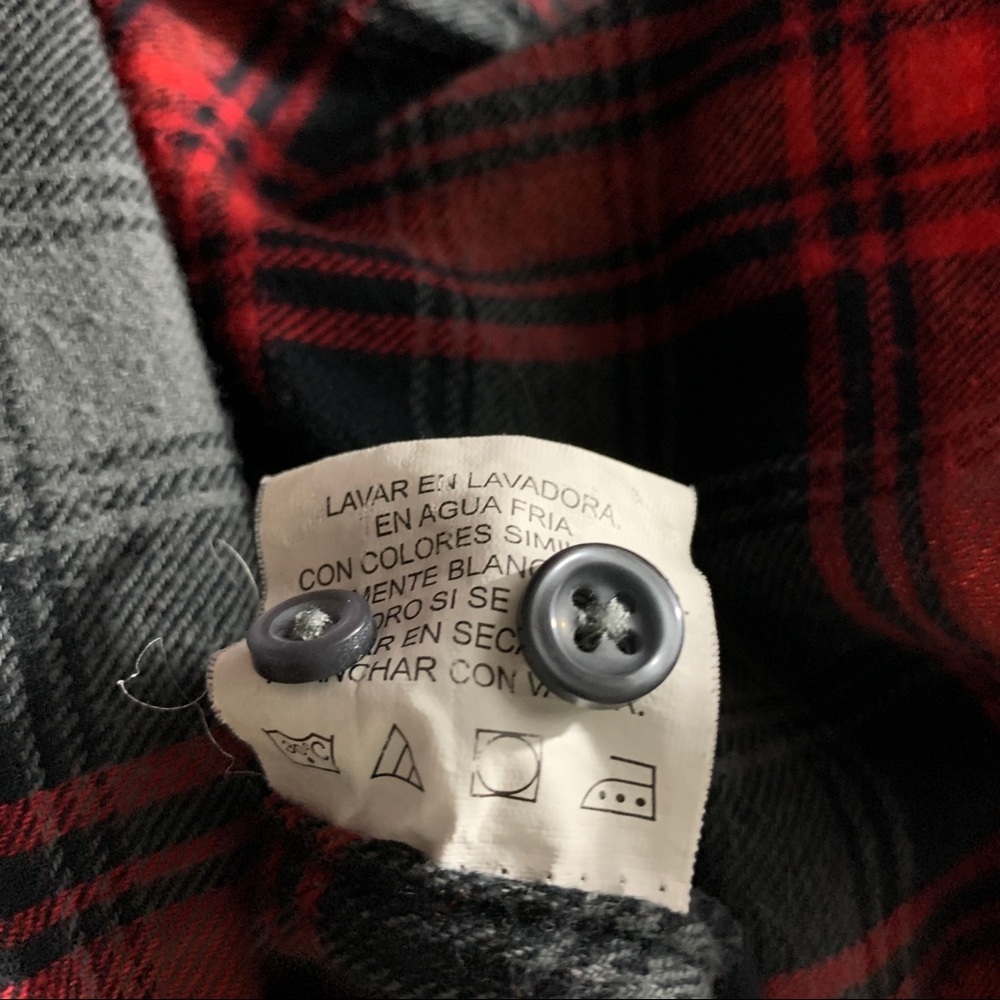 Airwalk Mens Plaid Cotton Button Up Shirt Sz Lrg - Picture 10 of 13